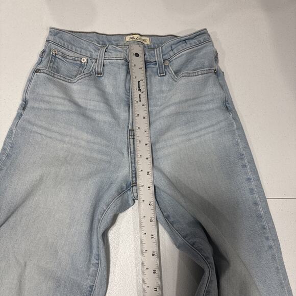 Madewell The Perfect Vintage Straight Jean Womens 26 Distressed Light Blue Denim - Picture 9 of 15
